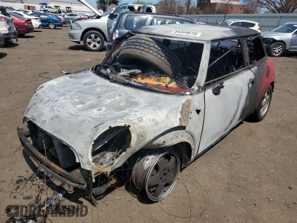 2008 MINI Hardtop with VIN WMWMF33558TT60087, listed as a Copart auction lot 54344615 with Not Provided miles and Non Repairable. Bid and sale history available at DreamBid. Image 1.