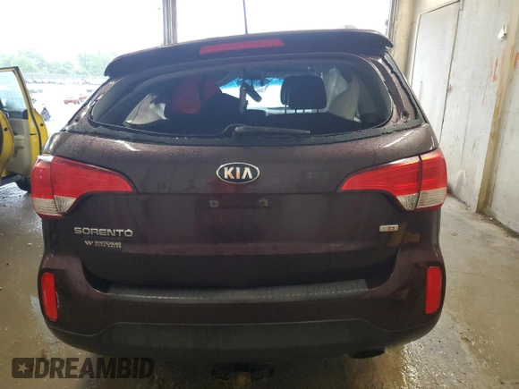 2014 Kia Sorento LX с VIN 5XYKT3A6XEG489481, выставлен на аукционе Copart как лот 56676645 с пробегом Не указан миль и Списание • Salvage title. История ставок и продаж доступна на DreamBid. Изображение 6.