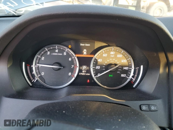 2016 Acura MDX w/Tech/Entertainment with VIN 5FRYD4H6XGB033864, listed as a Copart auction lot 43271435 with 179,251 mi miles and Salvage Title. Bid and sale history available at carsss.com. Image 9.