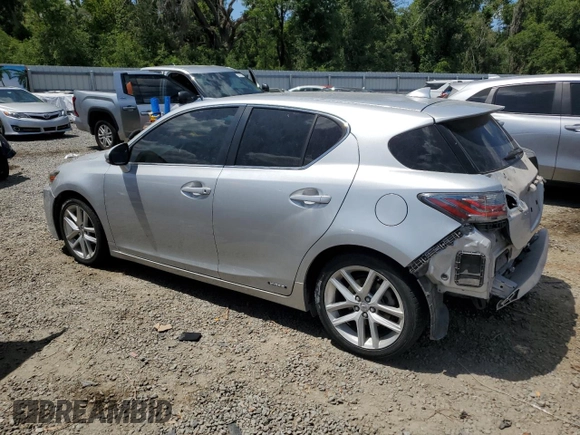 2016 Lexus CT 200h with VIN JTHKD5BH0G2272994, listed as a Copart auction lot 55482345 with 124,615 mi miles and Salvage title. Bid and sale history available at DreamBid. Image 2.