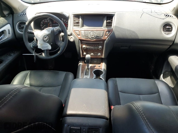 2020 Nissan Pathfinder Platinum with VIN 5N1DR2DM0LC634911, listed as a Copart auction lot 50575835 with 80,597 mi miles and Salvage title. Bid and sale history available at DreamBid. Image 8.