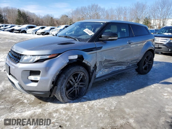 2012 Land Rover Range Rover Evoque Dynamic Premium with VIN SALVT1BG4CH663549, listed as a Copart auction lot 45644865 with 98,863 mi miles and Clean Title. Bid and sale history available at carsss.com. Image 1.