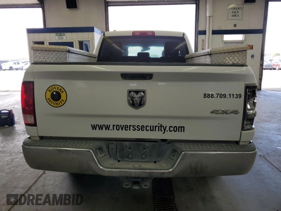 2018 Ram 1500 Express with VIN 1C6RR7FG5JS345662, listed as a Copart auction lot 60254455 with 84,384 mi miles and Salvage title. Bid and sale history available at DreamBid. Image 6.