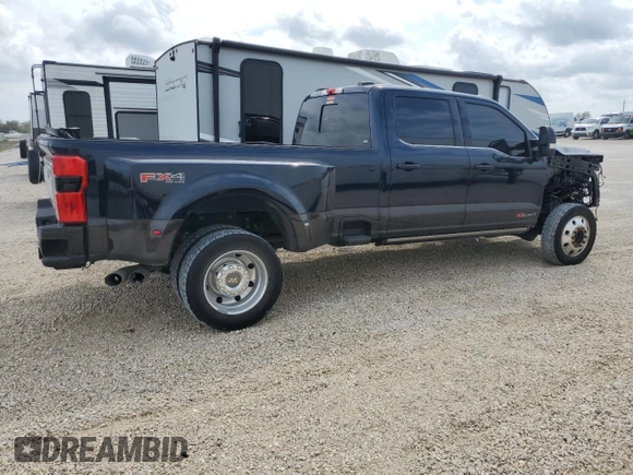 2024 Ford F-450 XL with VIN 1FT8W4DM0REC65149, listed as a Copart auction lot 47088395 with 32,521 mi miles and Salvage title. Bid and sale history available at DreamBid. Image 3.
