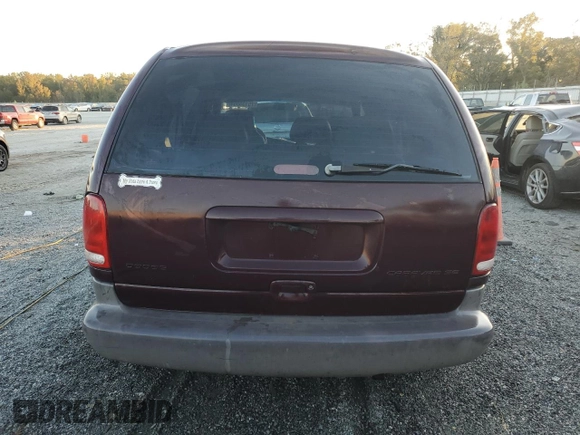 1999 Dodge Caravan SE with VIN 2B4GP45G1XR452379, listed as a Copart auction lot 75135564 with 203,927 mi miles and Salvage Title. Bid and sale history available at carsss.com. Image 6.
