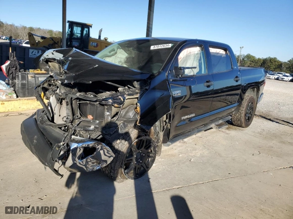 2021 Toyota Tundra 4WD SR5 with VIN 5TFDY5F12MX995708, listed as a Copart auction lot 87012634 with 0 mi miles and Salvage Title. Bid and sale history available at carsss.com. Image 1.