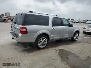 2017 Ford Expedition EL Platinum with VIN 1FMJK1LT2HEA43694, listed as a Copart auction lot 53246305 with 52,926 mi miles and Salvage Title. Bid and sale history available at carsss.com. Image 3.
