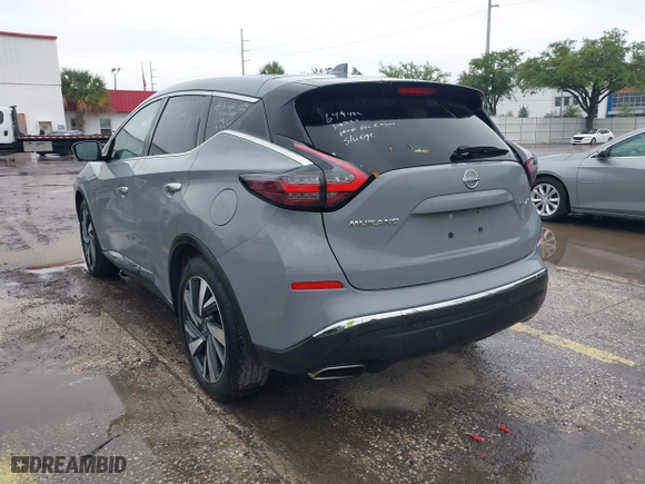 2023 Nissan Murano SL with VIN 5N1AZ2CS7PC131109, listed as a IAAI auction lot 41990707 with 44,534 mi miles. Bid and sale history available at carsss.com. Image 3.