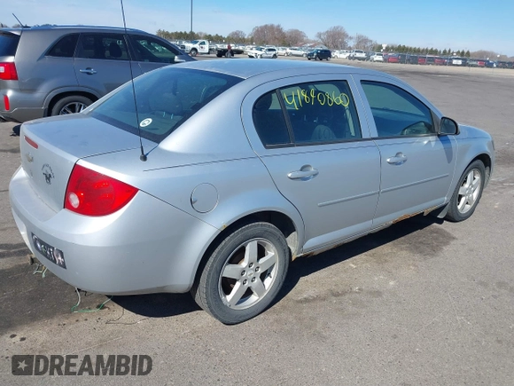 2010 Chevrolet Cobalt 2LT with VIN 1G1AF5F58A7193292, listed as a IAAI auction lot 41890860 with 164,161 mi miles and . Bid and sale history available at DreamBid. Image 4.