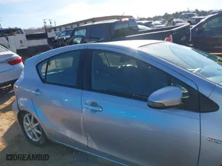 2012 Toyota Prius c One with VIN JTDKDTB35C1011662, listed as a IAAI auction lot 41424171 with 200,013 mi miles. Bid and sale history available at carsss.com. Image 13.