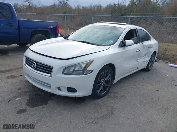 2012 Nissan Maxima 3.5 S with VIN 1N4AA5AP7CC807148, listed as a IAAI auction lot 41359873 with 139,682 mi miles. Bid and sale history available at carsss.com. Image 17.