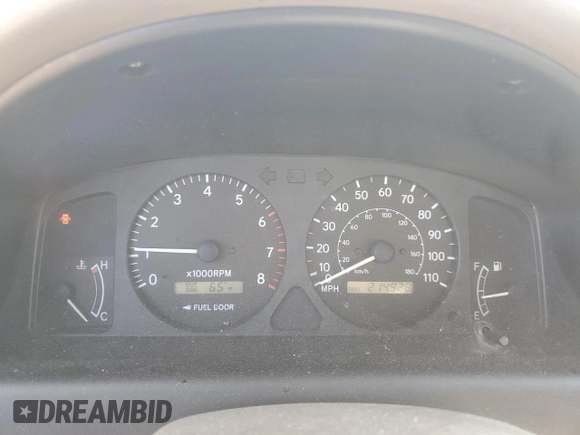1998 Toyota Corolla VE with VIN 1NXBR18E6WZ080700, listed as a Copart auction lot 58605135 with 214,928 mi miles and Salvage title. Bid and sale history available at DreamBid. Image 9.