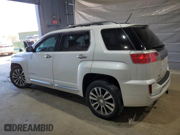 2016 GMC Terrain Denali z VIN 2GKFLVE37G6140859, wystawiony jako Copart lot #55733875 z przebiegiem 94 984 mil mil oraz Szkoda całkowita • Salvage title. Historia ofert i sprzedaży dostępna na DreamBid. Obrazek 2.