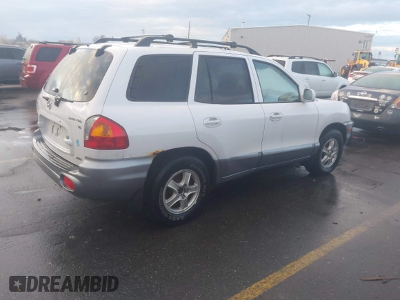2003 Hyundai Santa Fe GLS with VIN KM8SC73D53U346562, listed as a IAAI auction lot 41706515 with 192,883 mi miles. Bid and sale history available at carsss.com. Image 4.