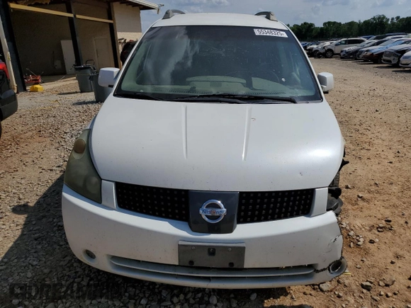 2006 Nissan Quest SL z VIN 5N1BV28U26N124033, wystawiony jako Copart lot #55348325 z przebiegiem 246 409 mil mil oraz Szkoda całkowita • Salvage title. Historia ofert i sprzedaży dostępna na DreamBid. Obrazek 5.