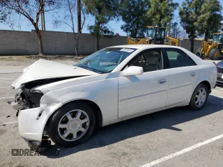 2003 Cadillac CTS with VIN 1G6DM57N030135782, listed as a Copart auction lot 48593495 with 0 mi miles and Salvage Title. Bid and sale history available at carsss.com. Image 1.