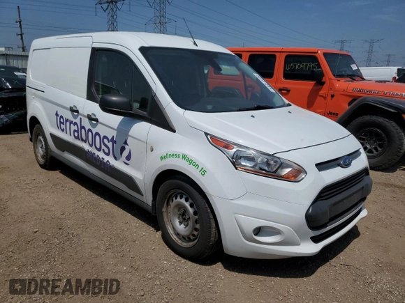 2017 Ford Transit Connect XLT with VIN NM0LE7F78H1318592, listed as a Copart auction lot 66201585 with 137,353 mi miles and Clean title. Bid and sale history available at DreamBid. Image 4.