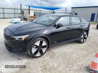 2023 Polestar 2 with VIN YSMED3KA0PL132433, listed as a Copart auction lot 79599194 with 28,580 mi miles and Clean Title. Bid and sale history available at carsss.com. Image 1.
