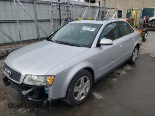 2002 Audi A4 3.0L with VIN WAULT68E72A183852, listed as a Copart auction lot 86543184 with 121,507 mi miles and Salvage Title. Bid and sale history available at carsss.com. Image 1.