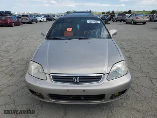 2000 Honda Civic EX with VIN 1HGEJ8644YL002969, listed as a Copart auction lot 50579605 with 301,229 mi miles and Salvage Title. Bid and sale history available at carsss.com. Image 5.