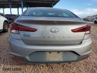 2020 Hyundai Elantra SE with VIN KMHD74LFXLU943980, listed as a Copart auction lot 43456725 with 90,593 mi miles and Salvage Title. Bid and sale history available at carsss.com. Image 6.