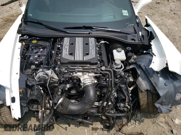 2019 Chevrolet Corvette Z06 1LZ with VIN 1G1YN2D60K5606363, listed as a Copart auction lot 58392733 with 24,777 mi miles and Salvage Title. Bid and sale history available at carsss.com. Image 12.