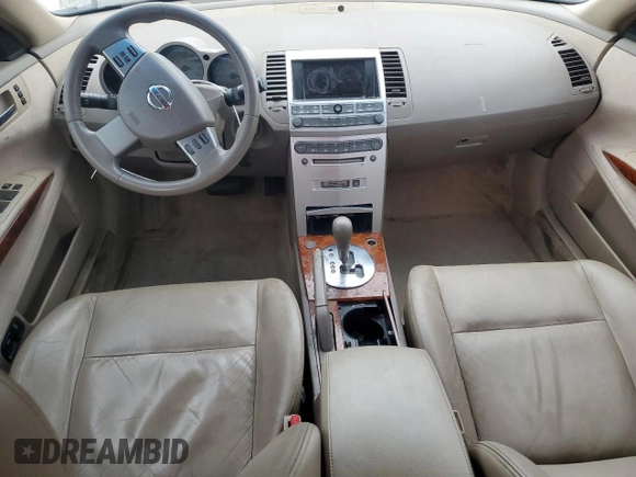 2005 Nissan Maxima 3.5 SL with VIN 1N4BA41E55C858809, listed as a Copart auction lot 43243945 with 0 mi miles and Salvage Title. Bid and sale history available at carsss.com. Image 8.