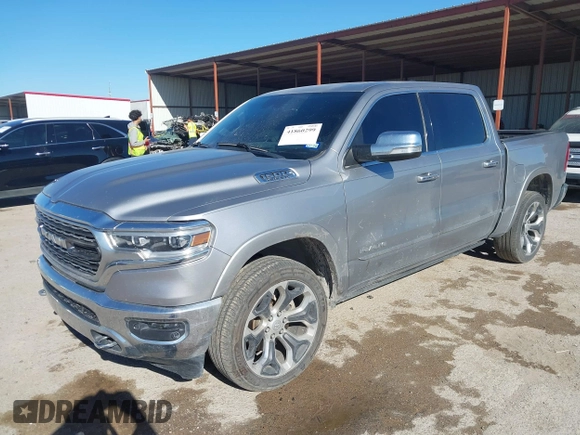 2019 Ram 1500 Limited z VIN 1C6SRFHTXKN774690, wystawiony jako IAAI lot #41860299 z przebiegiem 134 857 mil mil oraz . Historia ofert i sprzedaży dostępna na DreamBid. Obrazek 17.