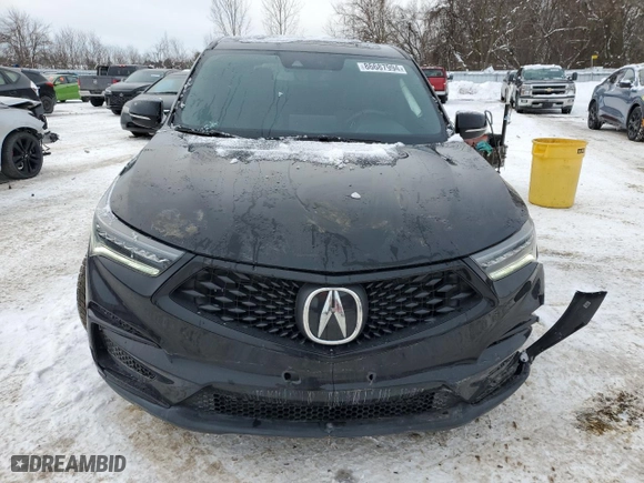 2020 Acura RDX w/A-Spec Pkg with VIN 5J8TC2H64LL810020, listed as a Copart auction lot 86687994 with 66,956 mi miles and Salvage Title. Bid and sale history available at carsss.com. Image 5.