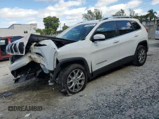 2018 Jeep Cherokee Latitude with VIN 1C4PJLCXXJD551696, listed as a Copart auction lot 87802645 with Not Provided miles and Salvage Title. Bid and sale history available at DreamBid. Image 1.
