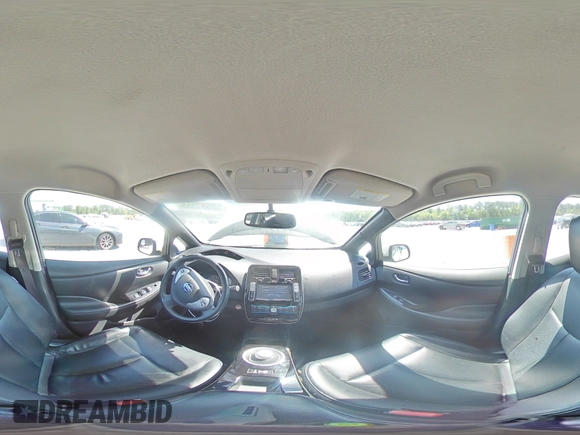 2013 Nissan LEAF SL with VIN 1N4AZ0CP9DC409899, listed as a Copart auction lot 52597555 with 61,628 mi miles and Salvage Title. Bid and sale history available at carsss.com. Image 13.