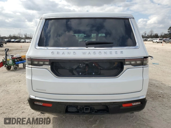 2023 Jeep Grand Wagoneer with VIN 1C4SJVEJ0PS545778, listed as a Copart auction lot 43925725 with 27,771 mi miles and Salvage title. Bid and sale history available at DreamBid. Image 6.
