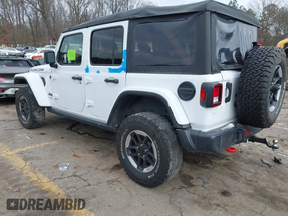 2022 Jeep Wrangler Unlimited Rubicon z VIN 1C4HJXFN4NW123610, wystawiony jako IAAI lot #41396002 z przebiegiem 45 083 mil mil oraz . Historia ofert i sprzedaży dostępna na DreamBid. Obrazek 3.