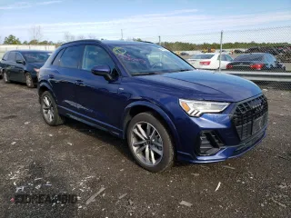 2021 Audi Q3 S line Premium Plus with VIN WA1EECF34M1061677, listed as a Copart auction lot 47665243 with 21,258 mi miles. Bid and sale history available at carsss.com. Image 4.