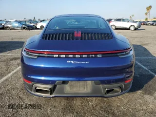 2022 Porsche 911 Carrera with VIN WP0AA2A99NS205256, listed as a Copart auction lot 43082515 with 21,682 mi miles and Salvage Title. Bid and sale history available at carsss.com. Image 6.