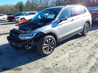 2022 Volkswagen Tiguan S with VIN 3VV1B7AX4NM109232, listed as a IAAI auction lot 41719121 with 35,485 mi miles. Bid and sale history available at carsss.com. Image 18.