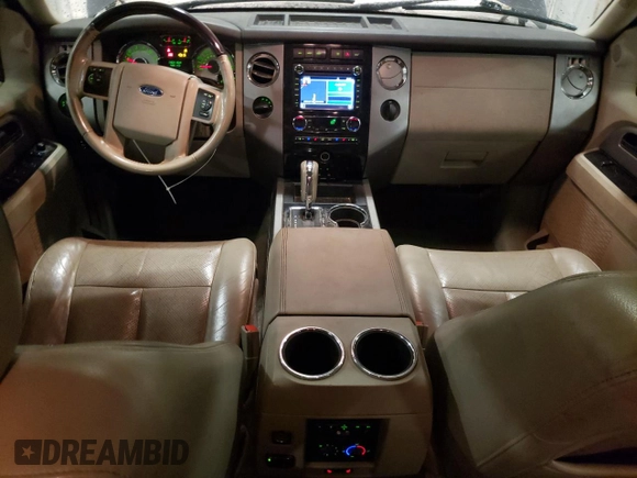2014 Ford Expedition Max Limited z VIN 1FMJK2A55EEF23606, wystawiony jako Copart lot #65692325 z przebiegiem 207 194 mil mil oraz Czysty tytuł • Clean title. Historia ofert i sprzedaży dostępna na DreamBid. Obrazek 8.