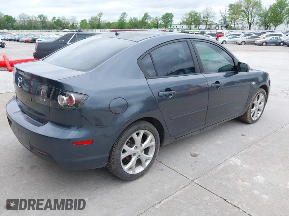 2009 Mazda Mazda3 i Touring Value with VIN JM1BK32F691204055, listed as a IAAI auction lot 42152273 with 252,960 mi miles. Bid and sale history available at carsss.com. Image 4.