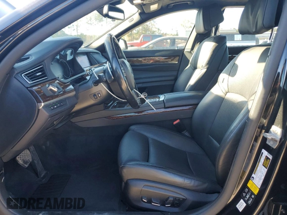 2015 BMW 7 Series 750i xDrive with VIN WBAYB6C57FD965993, listed as a Copart auction lot 83871924 with 76,720 mi miles and Salvage Title. Bid and sale history available at carsss.com. Image 7.