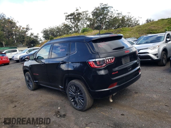 2023 Jeep Compass (RED) Edition with VIN 3C4NJDCN2PT511367, listed as a Copart auction lot 49517315 with 42,380 mi miles and Clean Title. Bid and sale history available at carsss.com. Image 2.