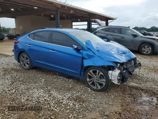 2017 Hyundai Elantra Limited with VIN 5NPD84LF2HH132600, listed as a Copart auction lot 61358095 with 62,699 mi miles and Salvage title. Bid and sale history available at DreamBid. Image 4.