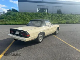 1985 Alfa Romeo Spider Veloce z VIN ZARBA5415F1020937, wystawiony jako Copart lot #63728494 z przebiegiem 115 547 mil mil oraz Tytuł czysty. Historia ofert i sprzedaży dostępna na DreamBid. Obrazek 4.
