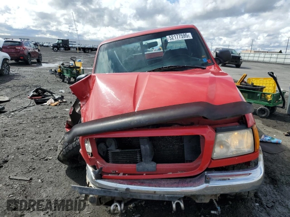 2004 Ford Ranger XL Fleet z VIN 1FTZR45E44PA06499, wystawiony jako Copart lot #52177595 z przebiegiem 263 091 mil mil oraz Szkoda całkowita • Salvage title. Historia ofert i sprzedaży dostępna na DreamBid. Obrazek 5.