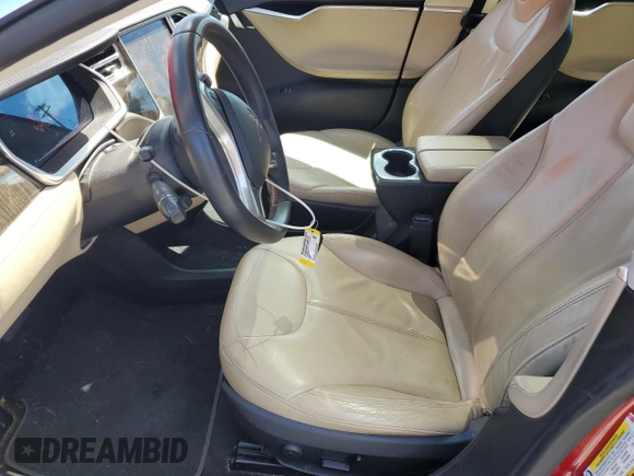 2013 Tesla Model S with VIN 5YJSA1DN0DFP08399, listed as a Copart auction lot 58848335 with 162,476 mi miles and Clean title. Bid and sale history available at DreamBid. Image 7.