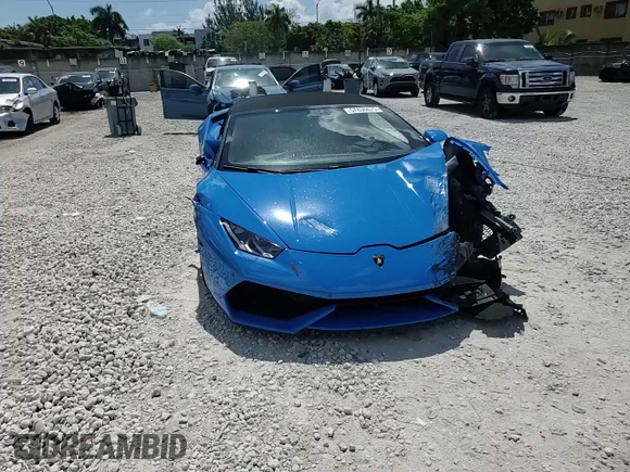 2016 Lamborghini Huracan LP 610-4 с VIN ZHWUR1ZF5GLA04553, выставлен на аукционе Copart как лот 57830675 с пробегом 15 820 миль миль и Списание • Salvage title. История ставок и продаж доступна на DreamBid. Изображение 13.