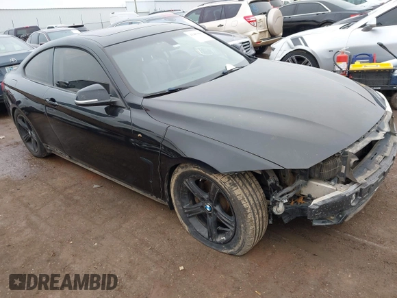 2014 BMW 4 Series 428i with VIN WBA3N7C50EF718339, listed as a IAAI auction lot 41403096 with 143,478 mi miles and . Bid and sale history available at carsss.com. Image 1.