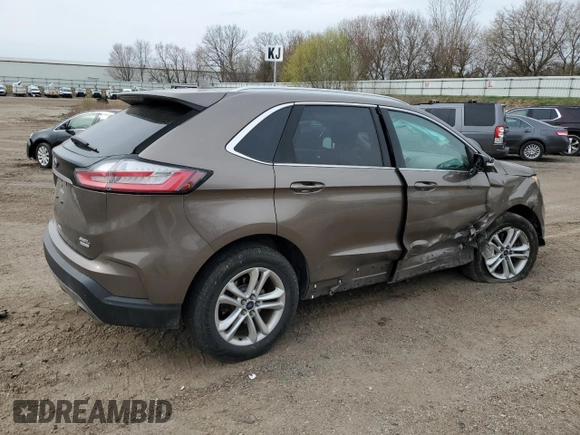 2019 Ford Edge SEL with VIN 2FMPK4J9XKBC28419, listed as a Copart auction lot 53638545 with 170,073 mi miles and Clean Title. Bid and sale history available at carsss.com. Image 3.