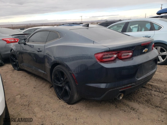2021 Chevrolet Camaro 1LT with VIN 1G1FB1RX0M0103055, listed as a Copart auction lot 80994494 with 25,137 mi miles and Salvage Title. Bid and sale history available at carsss.com. Image 2.