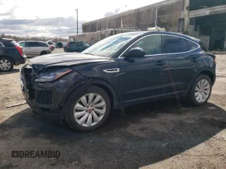 2018 Jaguar E-Pace SE with VIN SADFP2FX9J1Z32283, listed as a Copart auction lot 45984584 with 80,697 mi miles and . Bid and sale history available at DreamBid. Image 1.