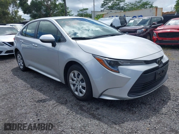 2023 Toyota Corolla LE with VIN JTDB4MEEXPJ002576, listed as a IAAI auction lot 41756334 with 22,919 mi miles and . Bid and sale history available at DreamBid. Image 1.